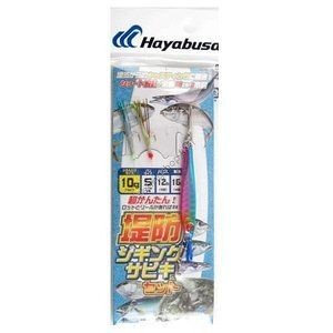 HAYABUSA Breakwater Jigging Sabiki Set HA280 [Blue Pink] 2 Hooks 6-3