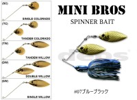 DEPS Mini Bros 1/2oz SW #07 Blue Black