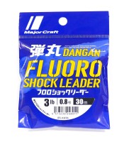 MAJOR CRAFT Dangan Fluoro Shock Leader [Natural] 30m #0.8 (3lb)