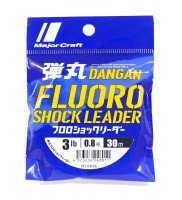 MAJOR CRAFT Dangan Fluoro Shock Leader [Natural] 30m #0.8 (3lb)