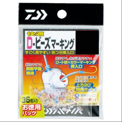 DAIWA Kaiteki D-Beads Marking [Clear] L (36pcs)