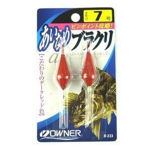 OWNER Ainame Brakuri B-233 [Dark Red] #7 (4pcs)