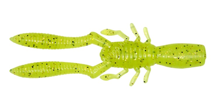 MEGABASS Bottle Shrimp SW 2.4'' #Clear Chart/Gold Flake