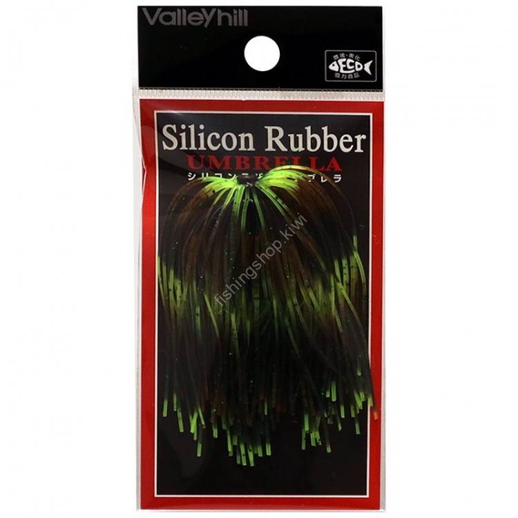 VALLEY HILL Silicon Rubber Umbrella # 214 Pumpkin Green / Chart Stripe Claw