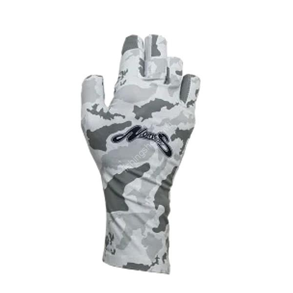 NORIES NS-05  Three Season Palmless Gloves (Gray Camo) M