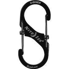 NITE IZE NI03707 S-Biner Slide Lock #3 Black