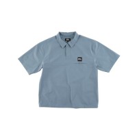 ABU GARCIA Water Resistant Fishing Polo Shirt [Blue Gray] XL