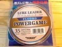 TORAY Powergame Lure Leader Fluoro [Natural] 30m #10 (35lb)