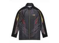DAIWA DE-7324T Tournament Wind Block Dry Shirt XL #Black