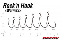 DECOY Worm29 Rock'n Hook #2 W Nickel
