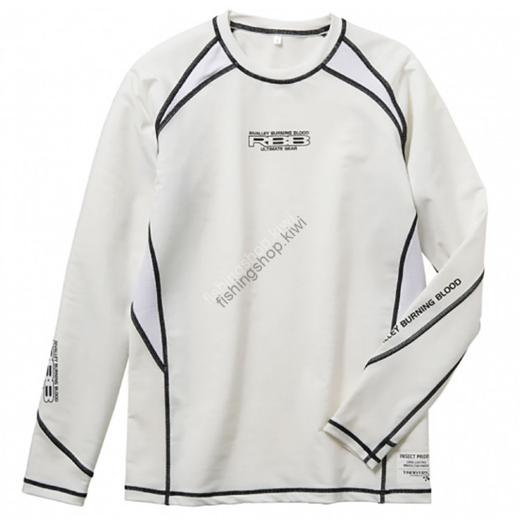 Rbb SOSHIN 8861 RBB COOL UV RUSH GUARD WHITE 3L