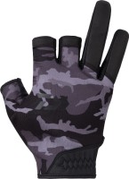 DAIWA DG-6523W Cold Protection Game Gloves 3 Pieces Cut (Black Camo) M