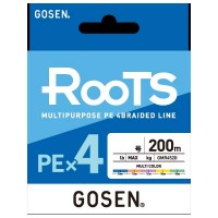 GOSEN RooTS PE x4 [10m x 5colors] 200m #0.5 (10lb)