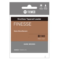 TIEMCO Finesse Leader 6X [Dark Brown] 8ft