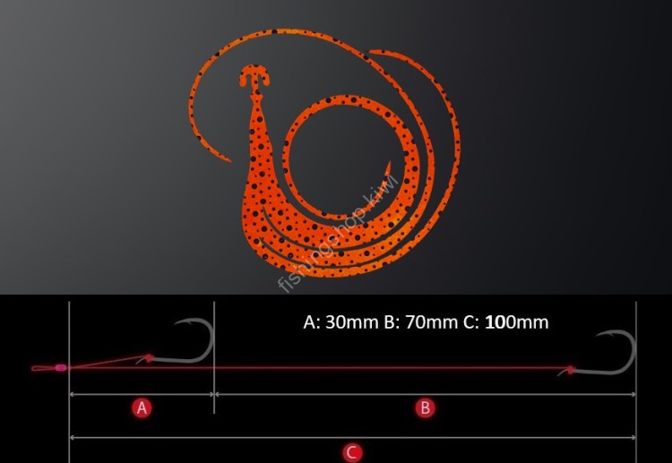 MATSUOKA SPECIAL Next Triple 120mm Phoenix with Hooks #Dot Dark Orange