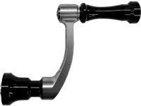 ZPI Zelos Spinning Handle "Pro Arm" 40mm Shimano Round Knob MCHSP40SH-BS/RK #Black/Silver