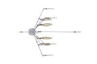 JACKALL Luster Blade75 #Gold