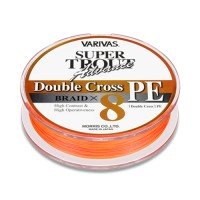 VARIVAS Super Trout Advance Double Cross PE x8 [Fluorescent Orange-Based Marking Line] 100m #1 (10lb)