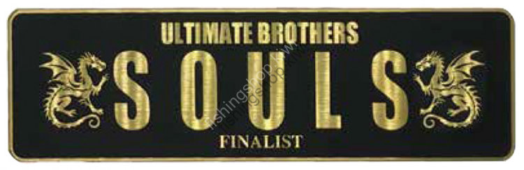 SOULS Plate Sticker Black / Gold