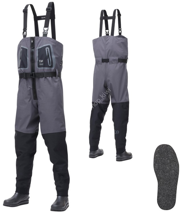 DAIWA SW-4502B-T Daiwa Tight Fit Salt Breath Zip Wader LL-3L (27.0-28.0)