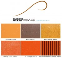 KAIYU Kaijin Silicone Necktie Straight Curly #IS Orange Awabi