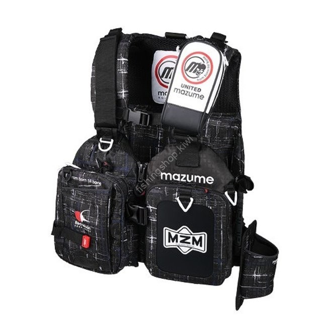 MAZUME MZLJ443 MZ Red Moon Life Jacket Rock Shore SP2 BK Mosquitos