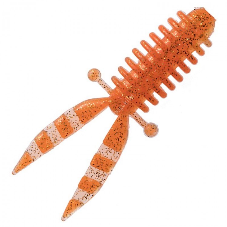 BERKLEY PBSSBSP2.2-OCLGD SW Bubble Spear 2.2 inches Orange Clear Gold