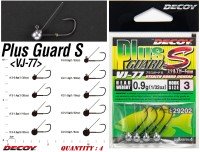 DECOY Plus Guard-S VJ-77 [Mat Black] 0.9g #3 (4pcs)