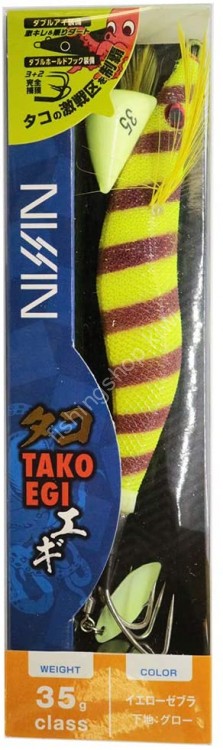 NISSIN Nissin Taco Egi 35g #Yellow Zebra