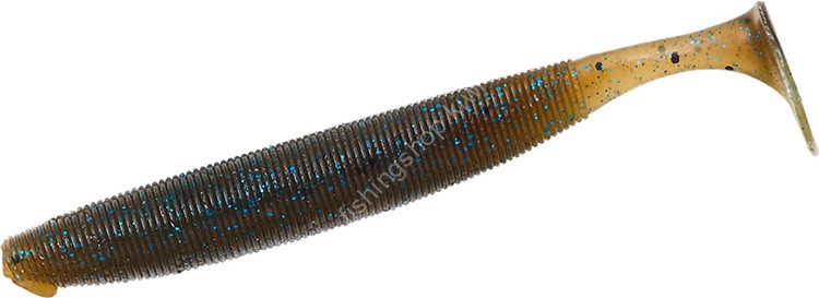 DAIWA Steez Stirring Shad 2.1" #Dark Cinnamon Blue Flake