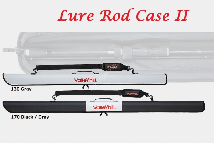 VALLEYHILL Lure Rod Case II 140 Black / Gray