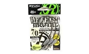 RYUGI Weighted Brutal HWB078 [Blue] #7/0 (3pcs)