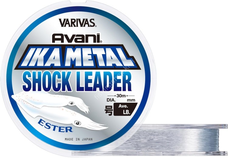 VARIVAS Avani Ika Metal Shock Leader Ester [Natural] 30m #3 (14lb)