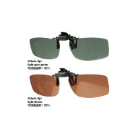 LSD Clip Sunglasses Black Light Brown
