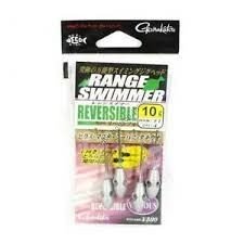GAMAKATSU Range Swimmer Type Reversible [Silver] 10g #1 (4pcs)