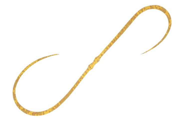 JACKALL BinBin Dama Custom Necktie Fine Finesse #F-0113 Ebi Ore Gold JACKALL BinBin Dama Custom Necktie Fine Finesse #F-0113 Ebi Ore Gold