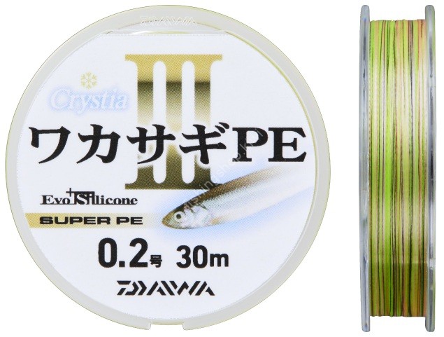 DAIWA Crystia Wakasagi PE III [5m x 2colors] 30m #0.3