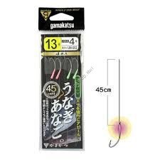 Gamakatsu UN602 LINE incl. UNAGI / ANAGO (Eel / Conger) Spare Hook Luminous 13-4