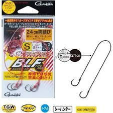 GAMAKATSU Saber Point Barbless Type F w/Double Knot Thread [Nano Smooth Coat] 3S (2pcs)