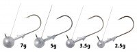 DEPS Midst Jig Head 7g #2/0 (4pcs)