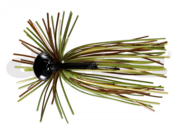 DEPS Clinghead Jig 5.25g 62 Light Green Pumpkin Scappanon Blue Flakes