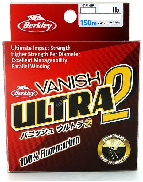 BERKLEY Vanish Ultra2 [Clear] 150m #1.5 (7lb)