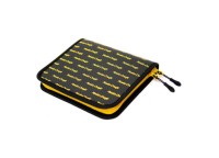 RODIO CRAFT Carbon Wallet Large #01 Black/Rodio-Craft Yellow Logo