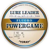 TORAY Powergame Lure Leader Fluoro [Natural] 30m #0.8 (4lb)