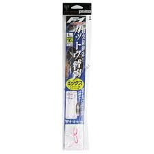 GAMAKATSU F1 Kato Spare Hook w/Thread Mix [Silver] L (2pcs)