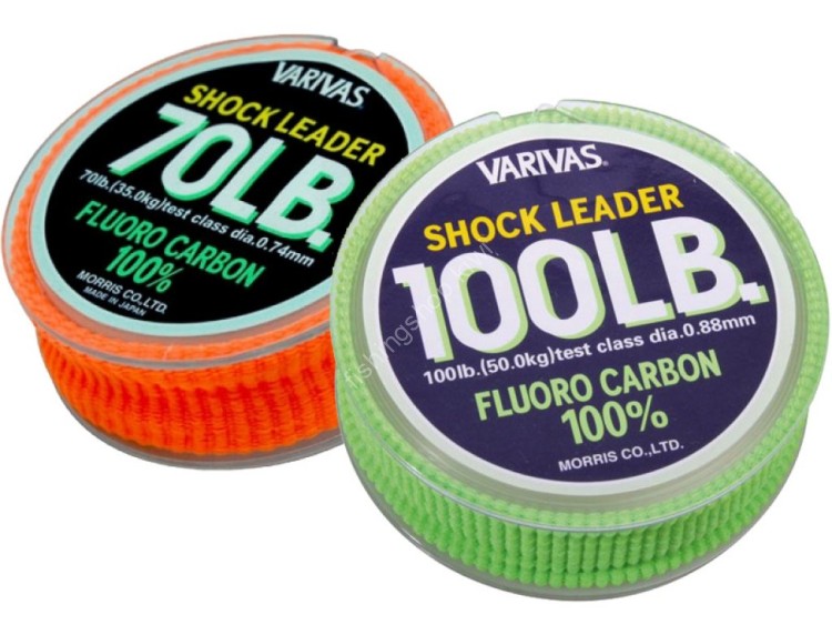 VARIVAS Shock Leader Fluorocarbon [Natural] 30m #30 (100lb)