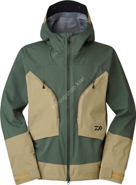 DAIWA DR-1624J Gore-Tex Active Stream Rain Jacket (Ass Green) M