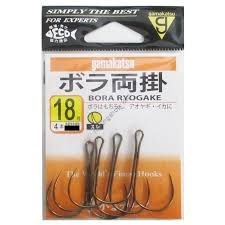 GAMAKATSU Bora Ryogake [Brown] #18 (4pcs)