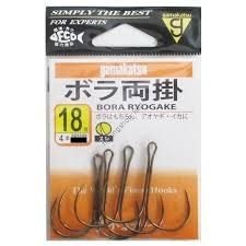 GAMAKATSU Bora Ryogake [Brown] #18 (4pcs)