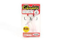 GAMAKATSU Treble 13 FT Feather Tail White x Red [Matte Black] #6 (2pcs)
